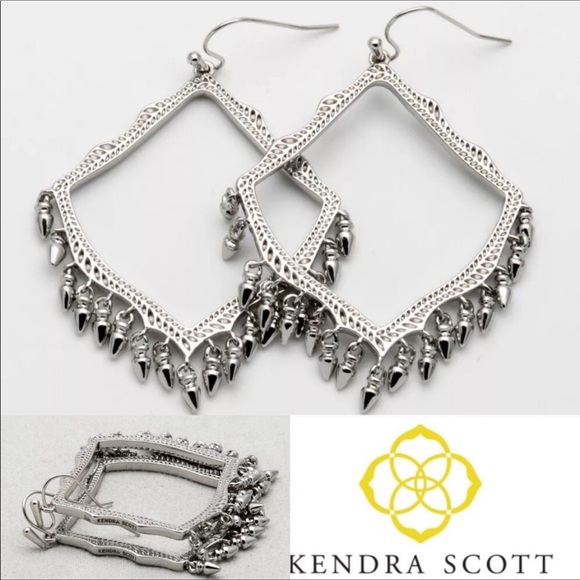 Kendra Scott Jewelry - Kendra Scott Gold Silver Lacy Earrings